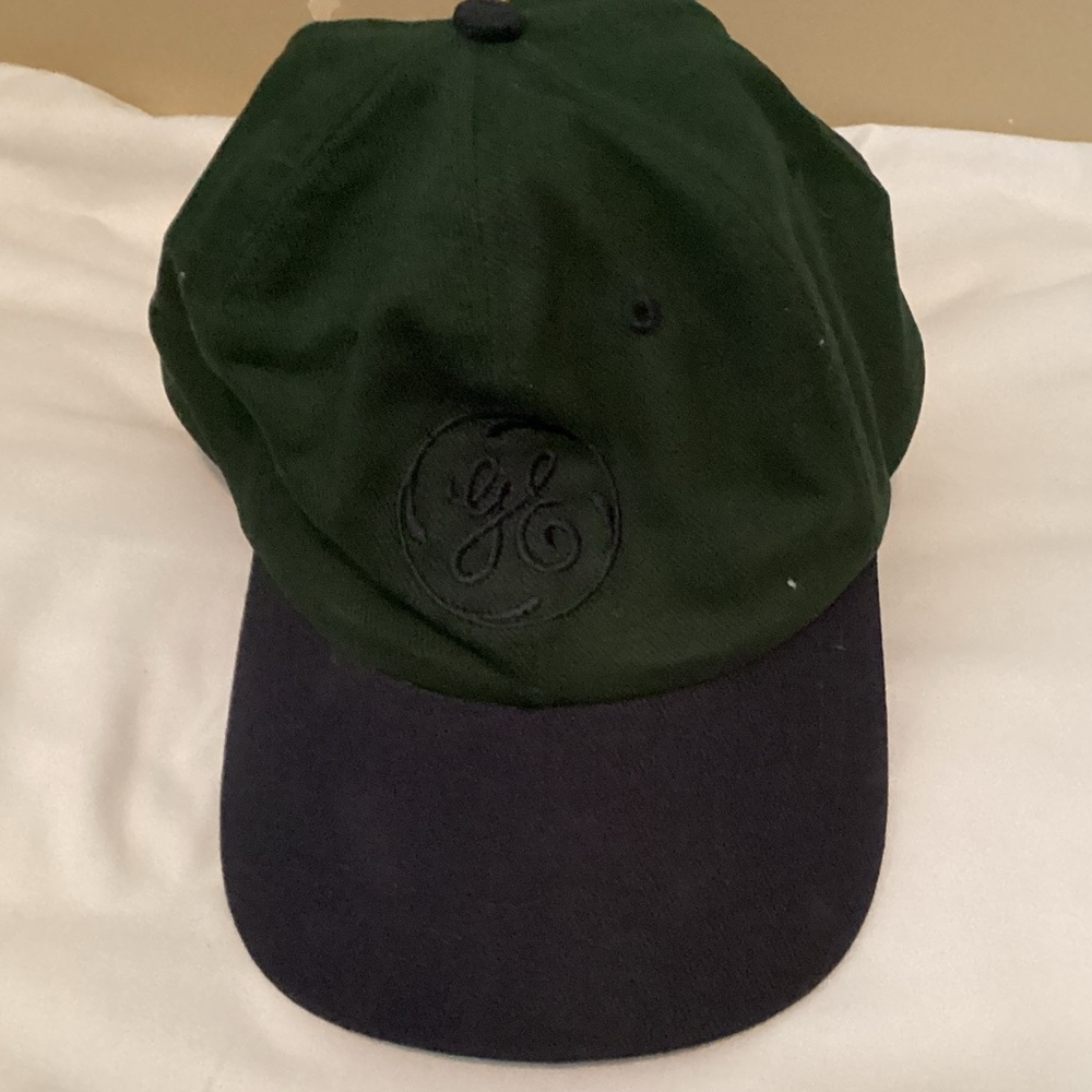 Green and Black GE baseball cap